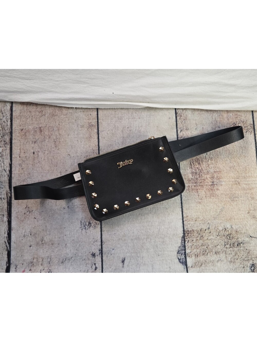 Juicy Couture Studded Belt Bag  Fanny Pack Bum Bag- Size L/XL